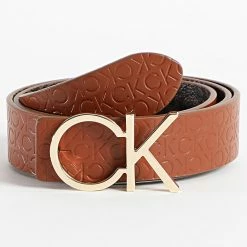 Coupon 😉 Ceinture Réversible Femme Re-Lock CK Logo 0156 Marron de Calvin Klein 🎉 -France Calvin Klein Soldes 2024 calvin klein 346728 K60K610156 0HF 20221121T141816 03