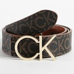 Coupon 😉 Ceinture Réversible Femme Re-Lock CK Logo 0156 Marron de Calvin Klein 🎉 -France Calvin Klein Soldes 2024 calvin klein 346728 K60K610156 0HF 20221121T141817 04