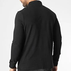 Meilleure affaire 👏 Polo Manches Longues Stretch Pique 0816 Noir de Calvin Klein 👏 -France Calvin Klein Soldes 2024 calvin klein 347103 K10K110816 BEH 20221109T155606 04
