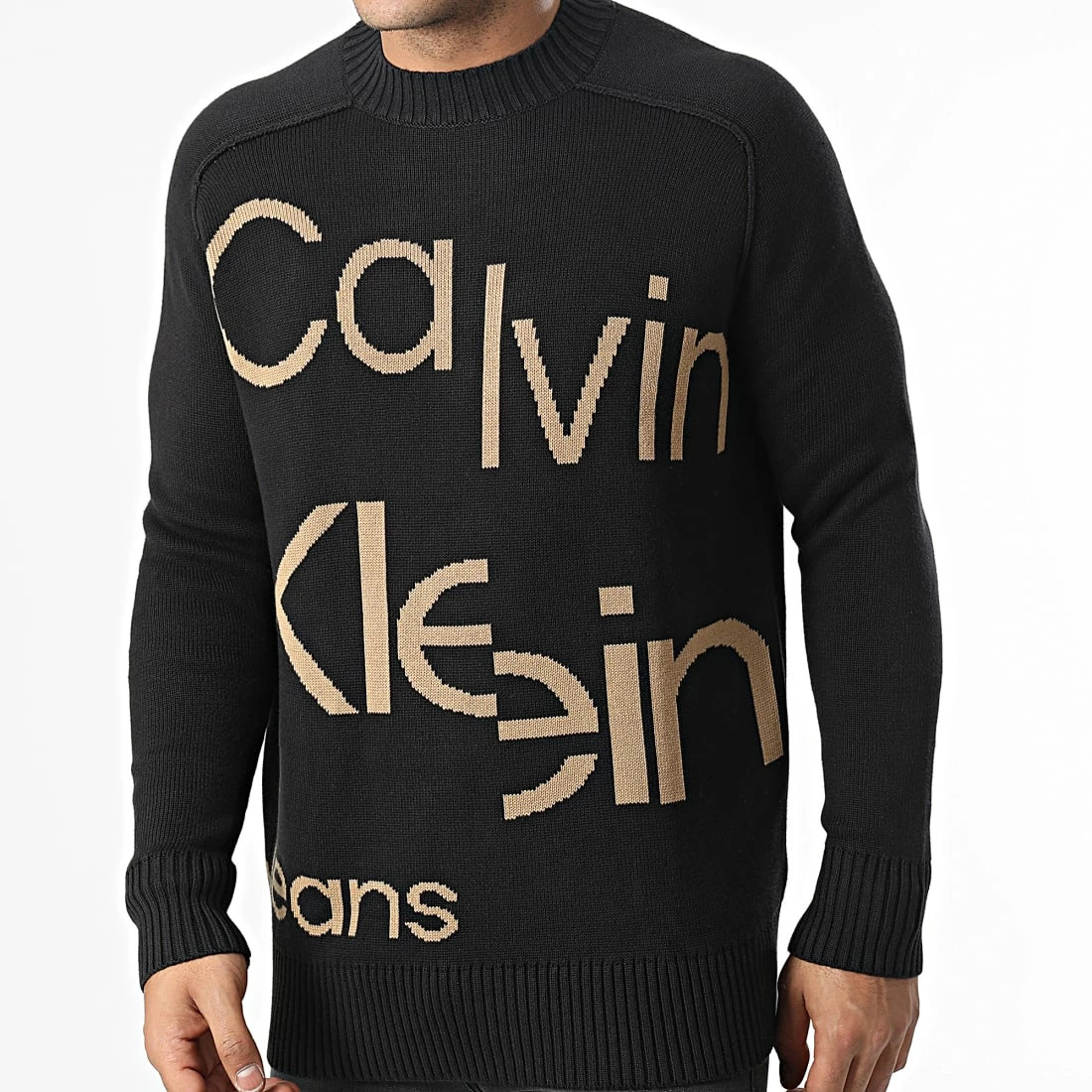 Le moins cher 🥰 Pull 1689 Noir de Calvin Klein 🌟 1 Le moins cher 🥰 Pull 1689 Noir de Calvin Klein 🌟