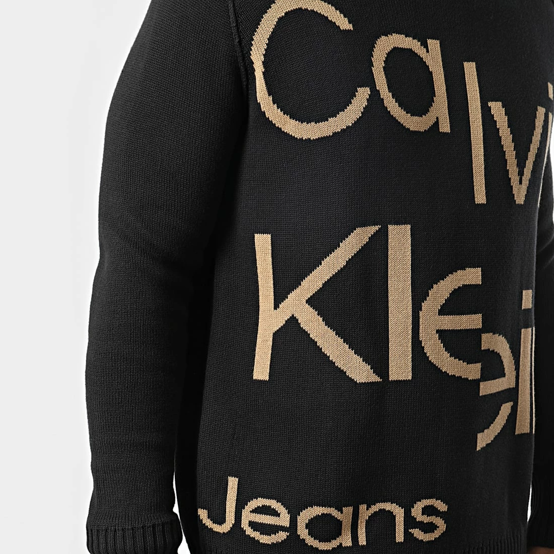 Le moins cher 🥰 Pull 1689 Noir de Calvin Klein 🌟 2 Le moins cher 🥰 Pull 1689 Noir de Calvin Klein 🌟 – Image 2