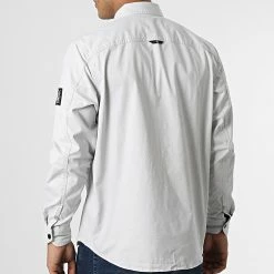 Meilleure vente 🧨 Chemise Manches Longues Monologo Badge Relaxed 2057 Gris Clair de Calvin Klein ✔️ 7 Meilleure vente 🧨 Chemise Manches Longues Monologo Badge Relaxed 2057 Gris Clair de Calvin Klein ✔️ -France Calvin Klein Soldes 2024 calvin klein 347758 J30J322057 PSX 20221114T125300 04