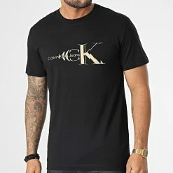 Coupon 🎁 Tee 👕 Shirt 2505 Noir de Calvin Klein ✔️