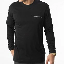 Sortie 🥰 Tee 👚 Shirt 2512 Noir de Calvin Klein 🔥 -France Calvin Klein Soldes 2024 calvin klein 347767 J30J322512 BEH 20221114T141206 03