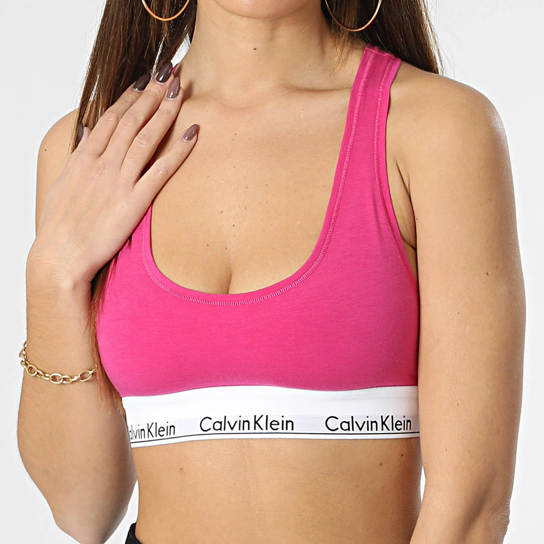 Sortie 👏 Brassière Femme F3785E Rose Fushia de Calvin Klein 🛒 3 Sortie 👏 Brassière Femme F3785E Rose Fushia de Calvin Klein 🛒 – Image 3