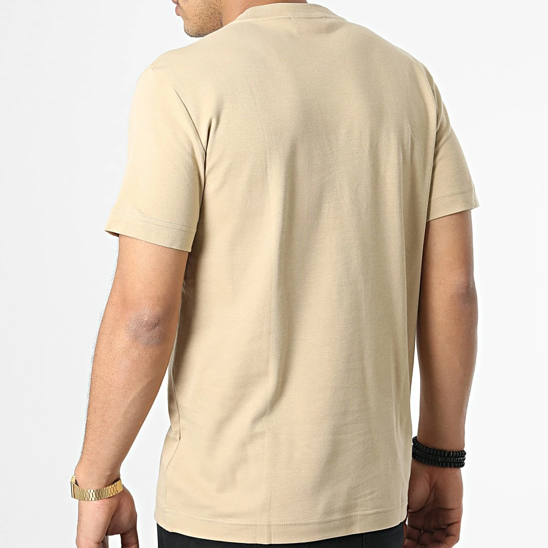 Vente flash ✨ Tee 👕 Shirt Micro Logo Interlock 9894 Sable de Calvin Klein 👍 4 Vente flash ✨ Tee 👕 Shirt Micro Logo Interlock 9894 Sable de Calvin Klein 👍 – Image 4