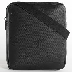 Promo 🔥 Sacoche Monogram Soft Reporter 0104 Noir de Calvin Klein 🤩