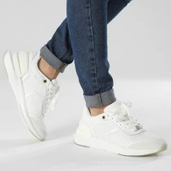 Bon marché 😍 Baskets Femme Flexi Runner Lace Up 1370 White Marshmallow de Calvin Klein 😉 -France Calvin Klein Soldes 2024 calvin klein 348151 HW0HW01370 0K8 20221115T141302 03
