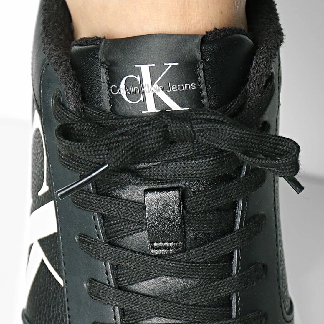 Top 10 🛒 Baskets Casual Cuspole Leather 0573 Black White de Calvin Klein 😉 3 Top 10 🛒 Baskets Casual Cuspole Leather 0573 Black White de Calvin Klein 😉 – Image 3