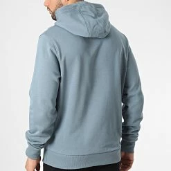 Meilleure affaire 😍 Sweat Capuche Cotton Logo 7033 Gris Bleu de Calvin Klein 👍 -France Calvin Klein Soldes 2024 calvin klein 348410 K10K107033 POC 20221122T152326 04