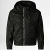 Acheter ⌛ Veste Zippée Capuche Enfant Logo Tape 1493 Noir de Calvin Klein 🛒