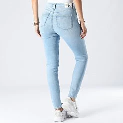 Acheter ✔️ Jean Skinny Femme 9696 Bleu Wash de Calvin Klein ✨ -France Calvin Klein Soldes 2024 none 328736 J20J219696 1AA 20220719T150814 04