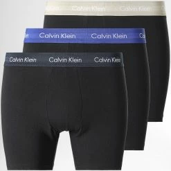 Coupon 🔔 Lot De 3 Boxers NB1770A Noir de Calvin Klein ⭐